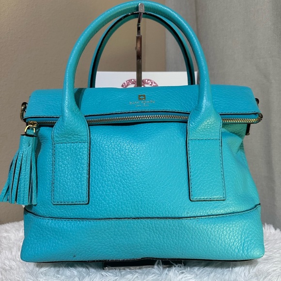 kate spade Handbags - 🩵Kate Spade Southport Avenue Teal pebbled leather satchel🩵